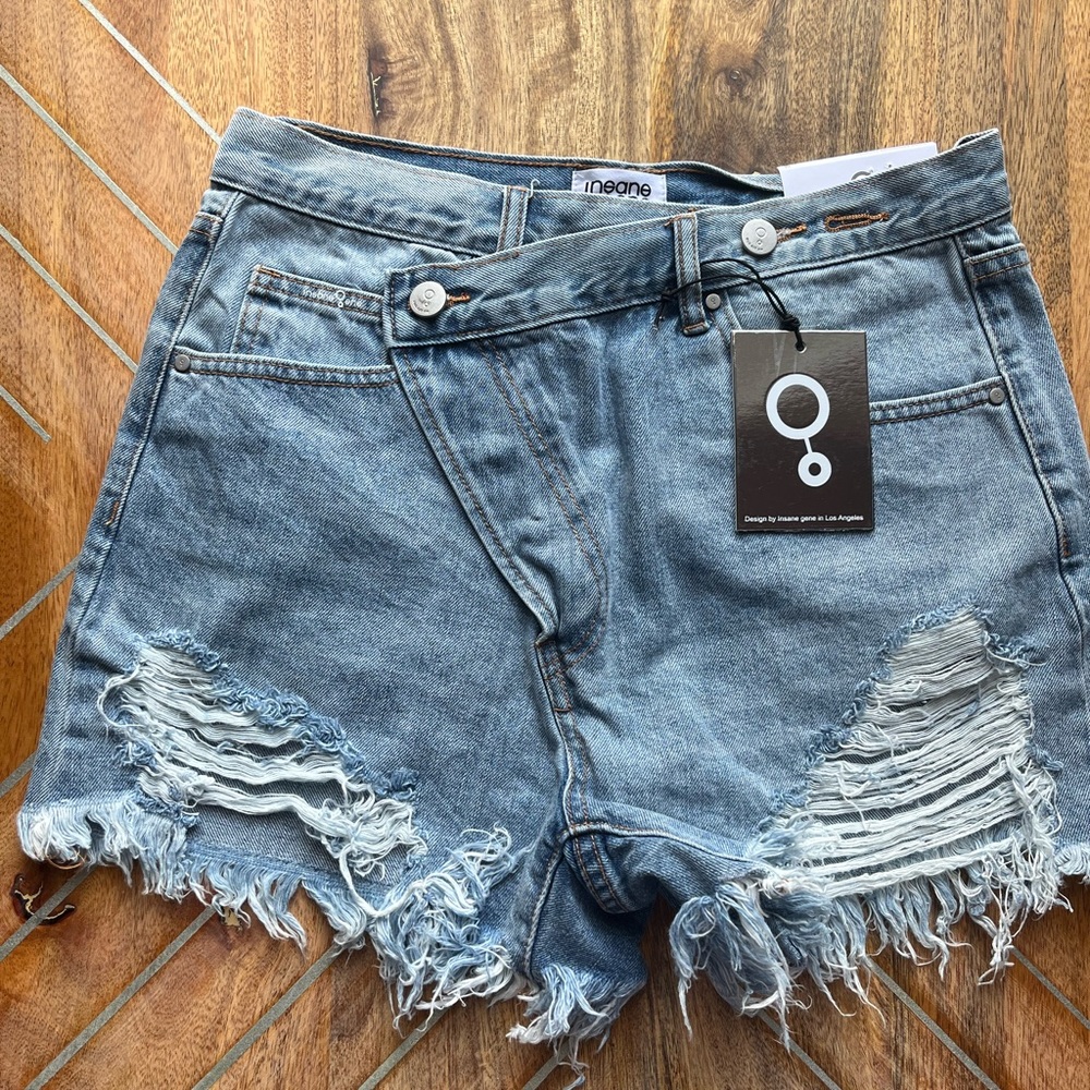 Denim shorts
